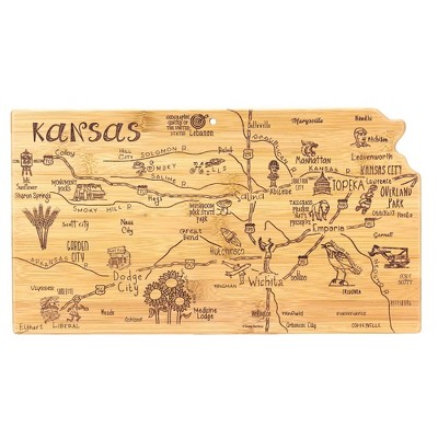 Totally Bamboo Destination Kansas Serving and Cutting Board