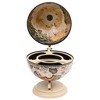 vidaXL Tabletop Globe Bar Wine Stand Eucalyptus Wood White - 4 of 4