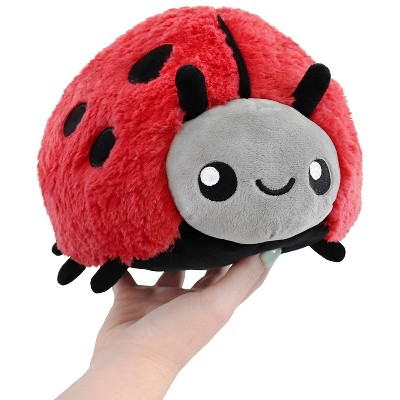 Squishable Mini Ladybug Plush 7" Stuffed Toy, Red and Black, 1 Count