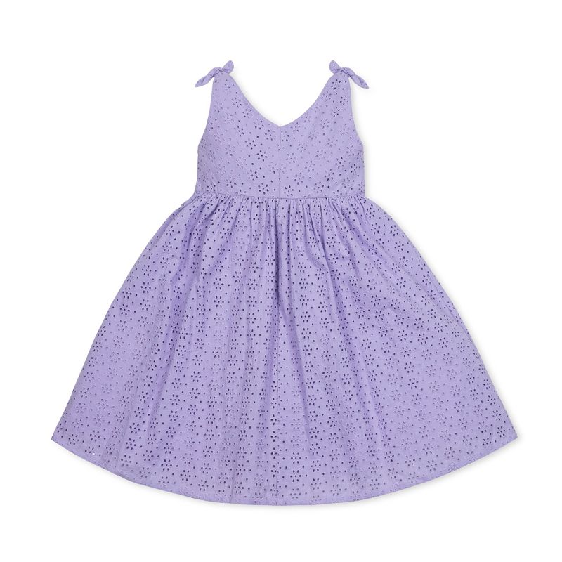 Hope & Henry Girls' Sleeveless Bow Shoulder Swing Dress, Toddler, 1 of 11