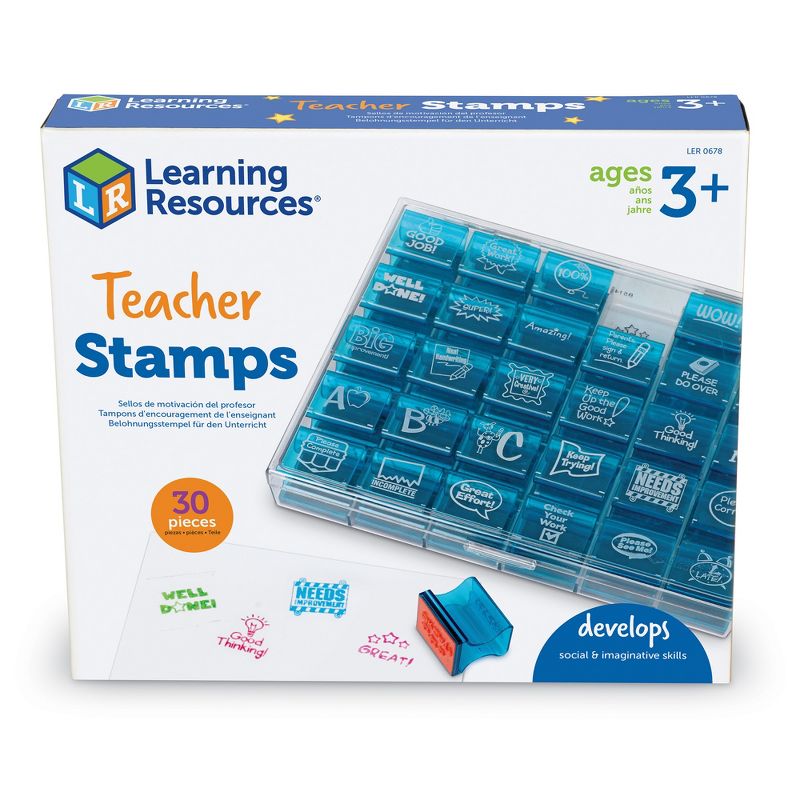 Learning Resources Jumbo Teacher Stamps, 1 of 6