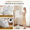 Standing Garment Steamer, 1500W Powerful Steamer for Clothes with Roll Wheels, 1.7L Water Tank for 55 Min Continuous Steaming - 4 of 4