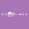 Girl's Design By Humans Nature Guitar Heart Beat By Maryedenoa T-Shirt - 2 of 2