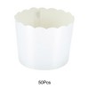 Unique Bargains Medium Machine-Made Disposable Baking Cups Wood Pulp Paper PE Coating 2.76"x2.17" 50 Pcs - 4 of 4