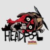 Women's Marvel: Deadpool & Wolverine Headpool Face Racerback Tank Top - image 2 of 4