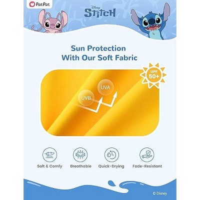 Stitch Disney Stitch Kids Girls UPF 50+ Sport Summer Swimwear Sets Tankini Stitch Yellow 3T-4T — фото 3