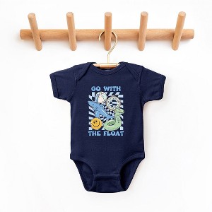 The Juniper Shop Go With The Float Blue Baby Bodysuit - 1 of 2