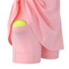 Girls Polo Tennis Dress with Separate Shorts Girls Athletic Dress Golf Dress Summer V Neck Color Block Tank Dress - 3 of 4