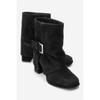 LORE - Black Suede Leather Block Heel Boot (Women) | Forever & Always Shoes - 2 of 4