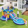 Tangkula Kids Inflatable Water Slide w/ Slide Splash Pool Water Cannon Blower Excluded - 2 of 4
