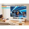 YABER V12 Projector with WiFi6 and Bluetooth 5.2, 450 ISO 1080P, 20W Speakers, Auto Focus & Keystone, Smart Home Theater Projector with Netflix - 2 of 4