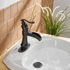 BWE Single Hole Single-Handle Low-Arc Bathroom Faucet - 3 of 4