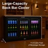VITLIFE Back Bar Cooler with 3 Sliding Glass Doors, Counter-Height Beverage Refrigerator, 11.6 Cu.Ft., Commercial Fridge w/ LED Lighting & Soft Close - 2 of 4