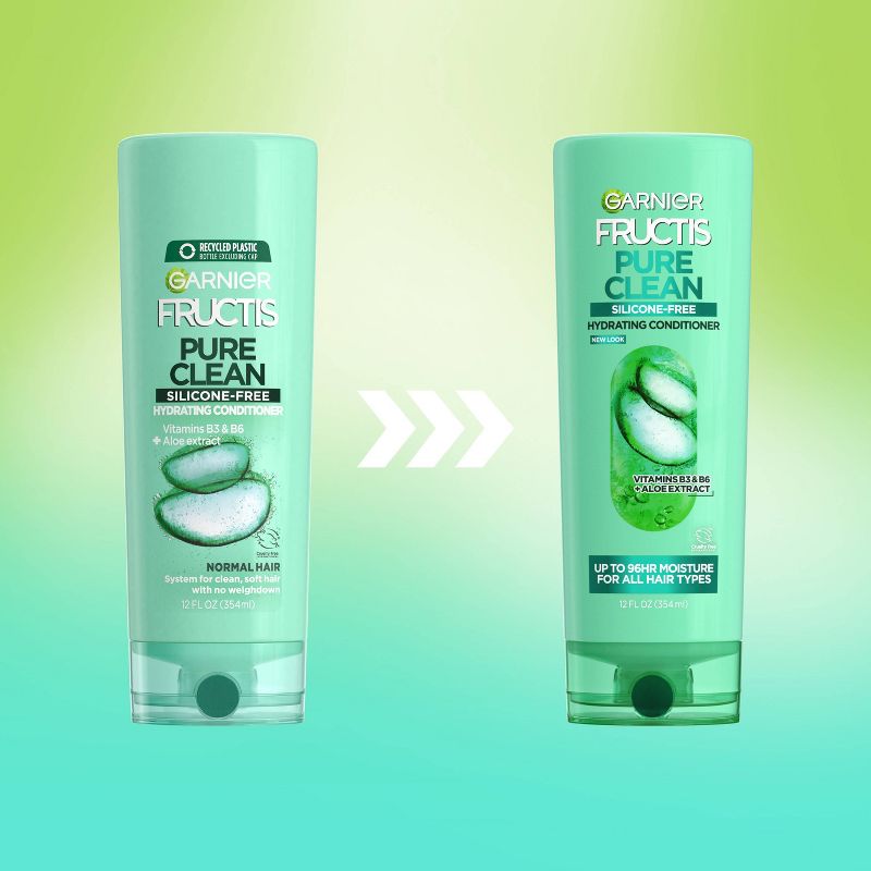 Garnier Fructis with Active Fruit Protein Pure Clean Fortifying Conditioner with Aloe Extract, 5 of 7