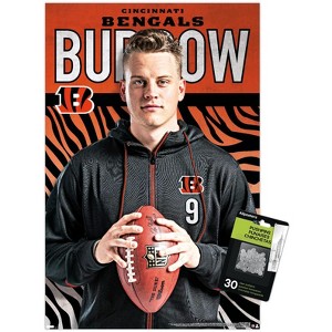 Trends International NFL Cincinnati Bengals - Joe Burrow Pose 20 Unframed Wall Poster Prints - 1 of 4