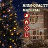 GOTGELIF Stunning Black 7.5Ft Pre-Lit Christmas Tree Xmas Decoration - 2 of 4