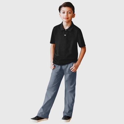 City Threads Boys Soft Cotton 3-Pocket Jersey Pants - UPF 50+ - USA-Made