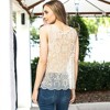 Anna-Kaci Women's Sheer Embroidered Lace Top - 3 of 4