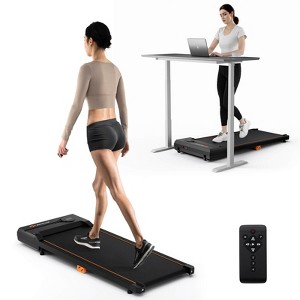 Costway 2.5HP Under Desk Treadmill with Remote Control LED Display 12 Preset Programs - 1 of 4