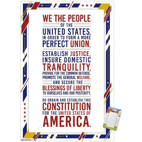 Trends International The United States Of America - Constitution Preamble Unframed Wall Poster Prints - image 1 of 4