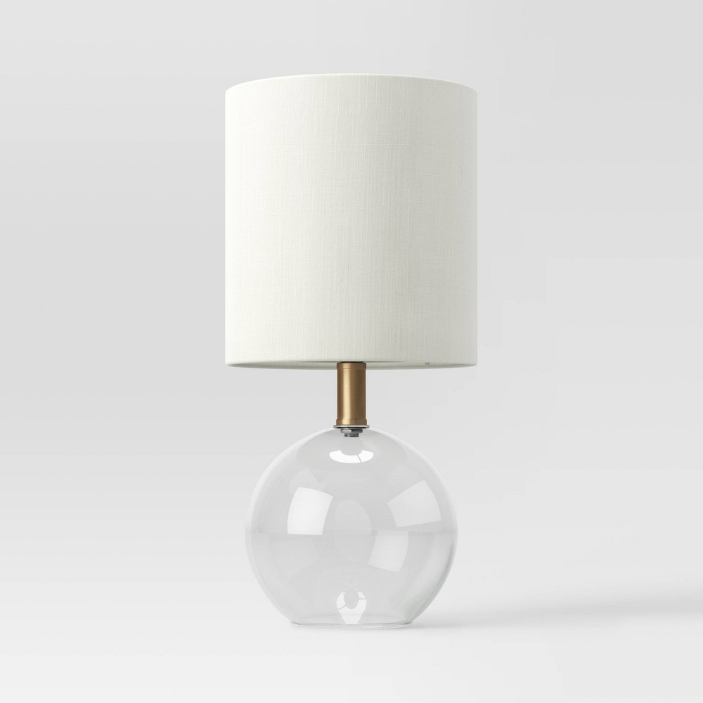 Glass Sphere Mini Table Lamp Clear (Includes LED Light Bulb) - Threshold