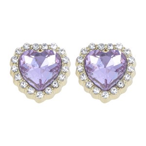 Unique Bargains Heart Rhinestones Candied Haws Shape Shoelace Charms 1 Pair - 1 of 4
