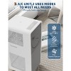 8K-14K 3-In-1Portable Air Conditioner AC Unit for Bedroom 130-300 Sq.Ft, Dehumidifier, Fan, Sleep Mode, 24 Timer, Remote Control, Window Kits - 4 of 4