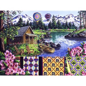 Sunsout Floating over Sisters 500 pc   Jigsaw Puzzle 14646 - 1 of 4