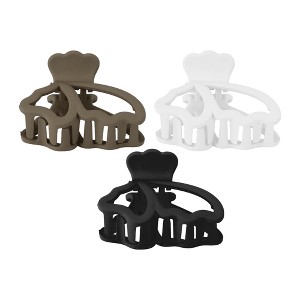Unique Bargains Women's Elegant Butterfly Hair Clips 1.81"x1.30"x1.10" 3 Pcs - 1 of 3