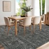 Large Area Rug 8x10 Washable Rug Non Slip, Ultra Soft Thin Non Shedding Low Pile Carpet, Modern Minimalist Printed Mat, Indoor Foldable Carpet - 4 of 4