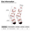 Baseball Pattern Women Printed Crew Socks Funny Funky Socks Soft Polyester Novelty Gifts for Artists Men - 2 of 4