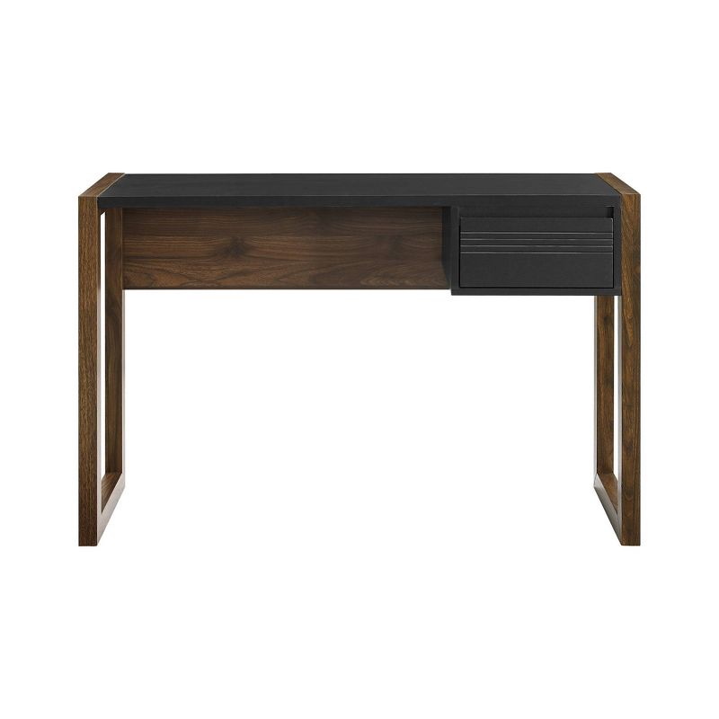 Claudine Chic Two-Tone Writing Desk with Grooved Drawer - Saracina Home, 5 of 9