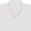 Black Bow Jewelry 3mm 10k Yellow Gold D/C Quadruple Rope Chain Necklace - 2 of 4