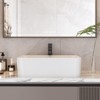 Countertop Bathroom Sink, Bathroom Vessel Sink, Ceramic Vessel Sink - 4 of 4