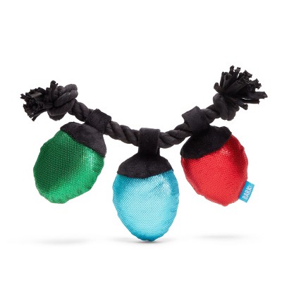 Christmas light best sale dog toy