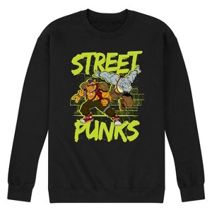 Men's - Teenage Mutant Ninja Turtles - Street Punks Graphic Fleece Sweatshirt - 1 of 4