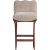 Meridian Furniture,Shaw Chenille Fabric Upholstered Counter Stool - 2 of 4