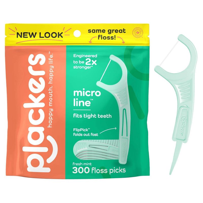 Plackers Micro Mint Flossers, 1 of 10