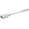 Monoprice USB C to USB A Female 3.1 Gen 1 Extension Cable - 0.5 Feet - White | Fast Charging, 5Gbps, 3A, 30AWG, Type C - Essentials Series - 2 of 4