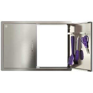 Sersper Stainless Steel Outdoor Access Door - Perfect for Outdoor Kitchens and BBQ Islands - 1 of 4