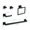 OUTSUPPLY 5-Piece Bathroom Set, Rustproof Wall Mounted Hardware for Bath, Kitchen, Towel Bar, Hooks - 2 of 4