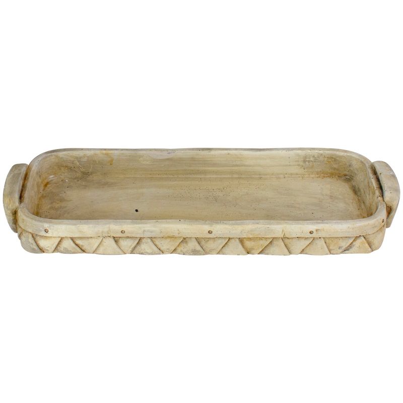 Napa Home & Garden 20" Beige Geometric Patterned Decorative Tray, 3 of 6