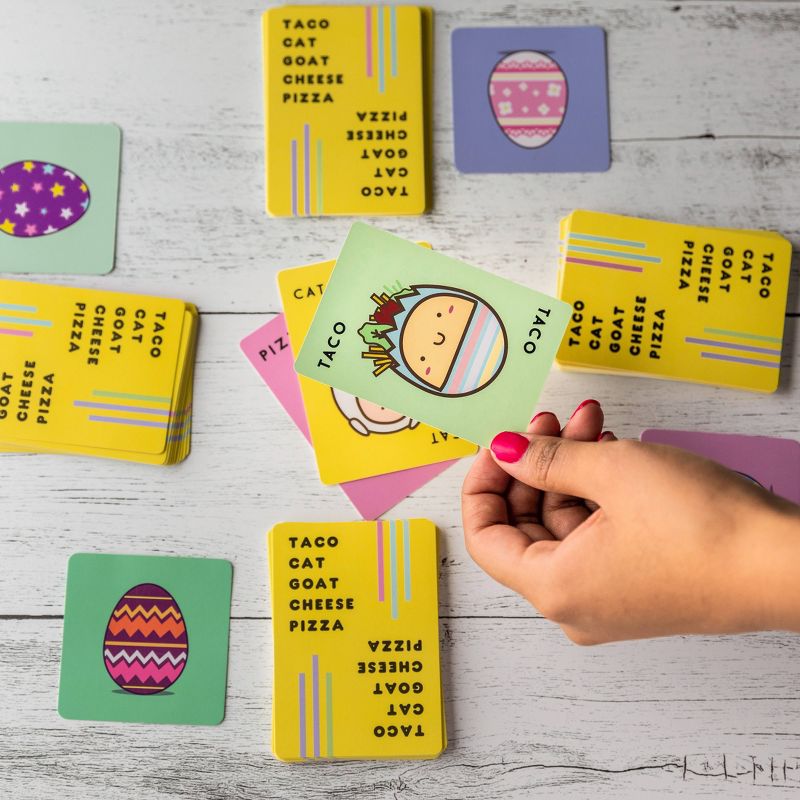Taco Cat Goat Cheese Pizza Card Game Easter Edition, 5 of 10
