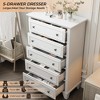 5 Drawer Dresser for Bedroom, 48" Tall Wood Dresser & Chests of Drawers with Deep Drawers - 4 of 4
