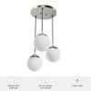 Hunter 12.75" Hepburn Ceiling Light Brushed Nickel Finish - Glamorous 1920's Inspired Chandelier for Indoor Spaces - 2 of 4
