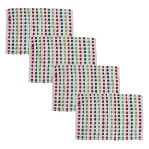 Split P Ryland Holiday Green Placemat Set Of 4 - 1 of 4