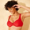 Women's Shiny Ribbed Underwire Bikini Top - Wild Fable™ - 3 of 3