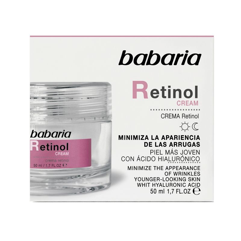 Babaria Retinol Face Rejuvenator, 1.7 oz - Night Cream Face Moisturizer - Skin Firmness and Collagen Synthesis - Light and Fast Absorption, 3 of 6