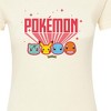 Women's - Pokémon - Retro Pokémon Fitted Graphic T-Shirt - 2 of 3
