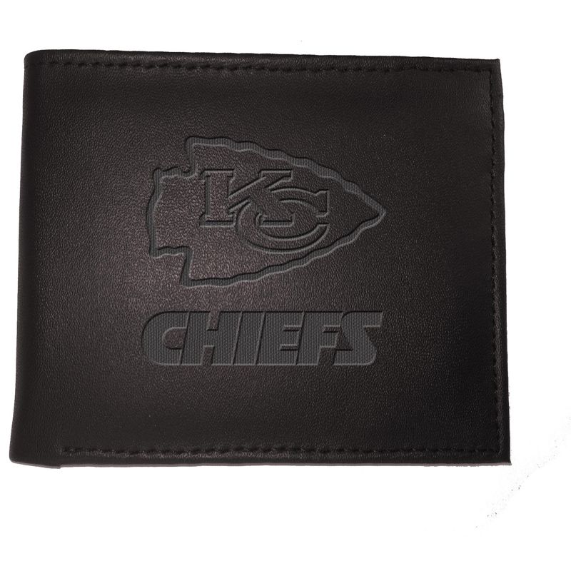 Evergreen Kansas City Chiefs Bi Fold Leather Wallet, 1 of 5
